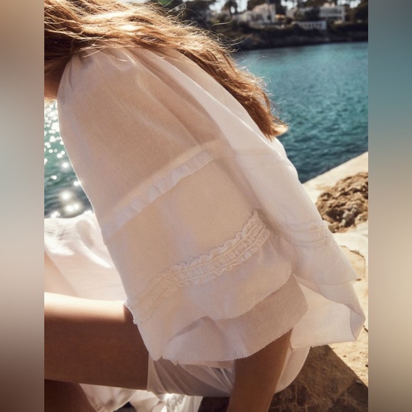 Appliquéd drawstring detail kaftan dress small - Picture 2 of 5